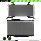Radiator and A/C Condenser Kit for Subaru Legacy (2015–2019) 3.6L H6