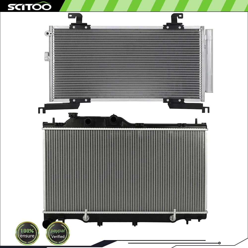 Radiator and A/C Condenser Kit for Subaru Legacy (2015–2019) 3.6L H6