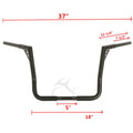 1.25" Rise 16" Ape Handle Bar for Harley Touring Street Glide (1982–2024)