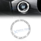 Push Start Button Bling Ignition Ring Sticker for Car Interior (2020–2025)