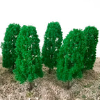 10Pcs Model Trees for Train Railway Layout Diorama Scenery