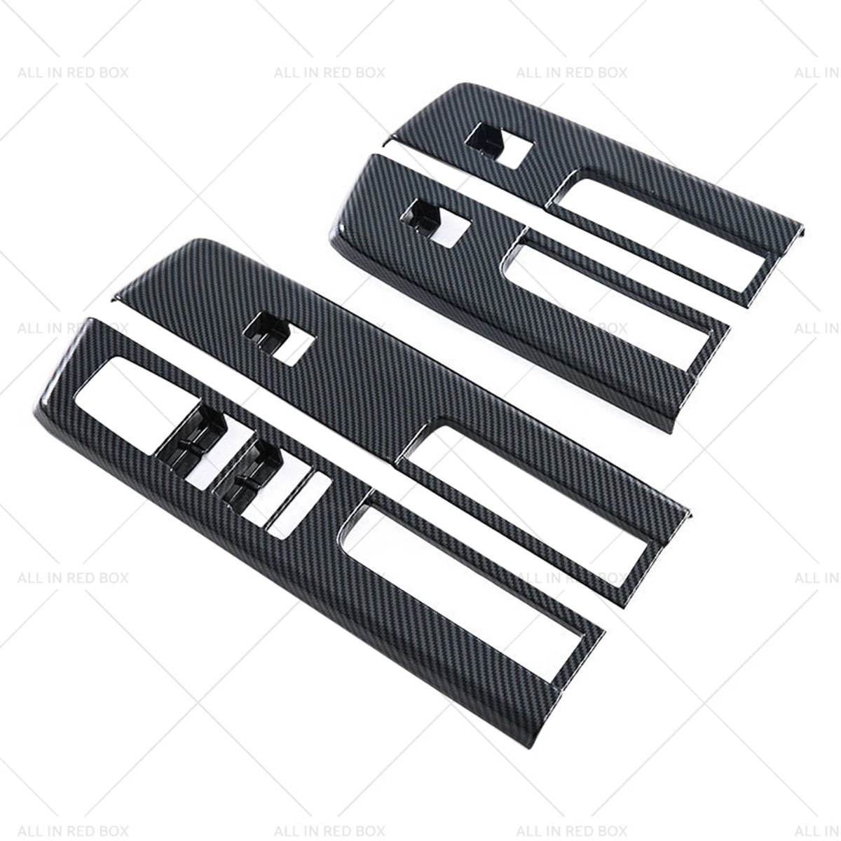 Set of 4 Window Lift Panel Cover Trim for Mitsubishi L200 Triton (2023–2025) Carbon