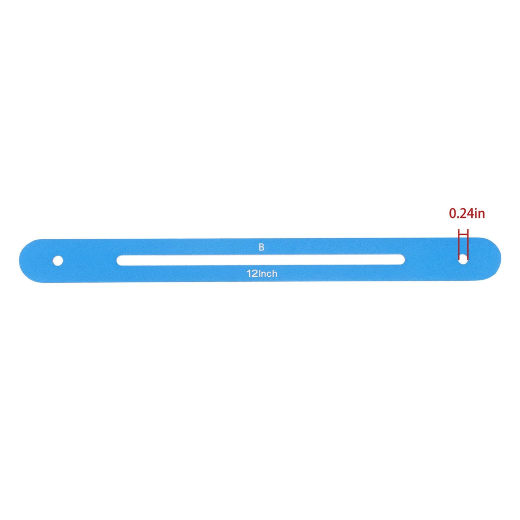 Stair Tread Gauge Template Tool for Stair Shelf Measuring (8-60 Inch)