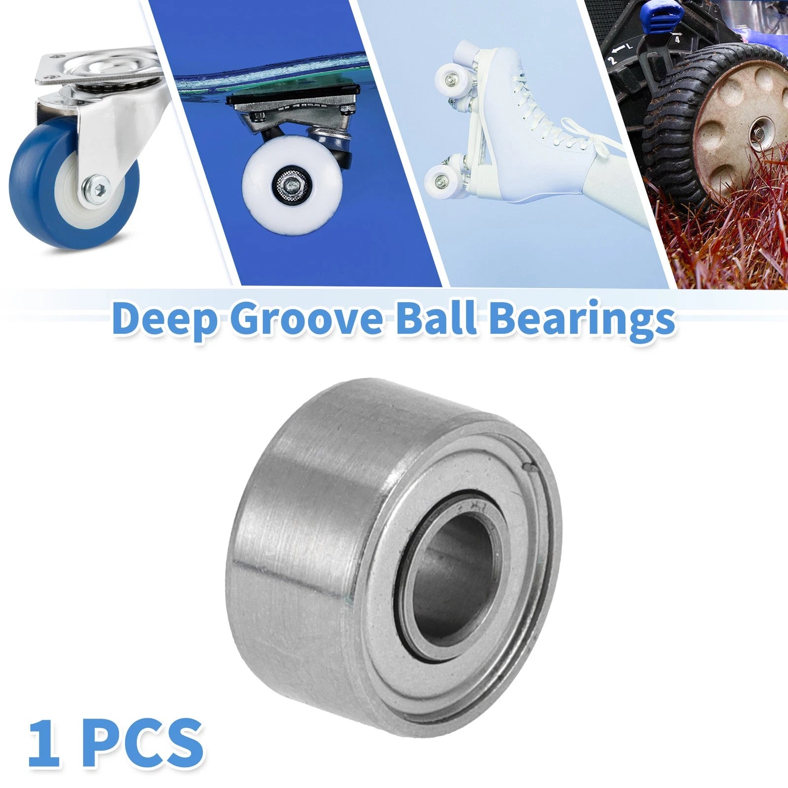 Deep Groove Ball Bearing 830ZZ for Scooter Skateboard Wheel (3x8x4mm)