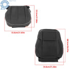Black Leather Driver Side Seat Cover for Hummer H3 (2006–2010)