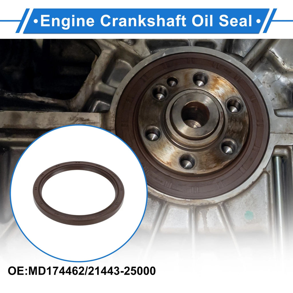 1 Pc Rear Crankshaft Oil Seal for Hyundai (MD174462, 21443-25000)