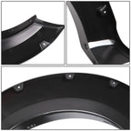 Set of 4 Pocket-Rivet Wheel Fender Flares for Ford F150 (2015–2017)