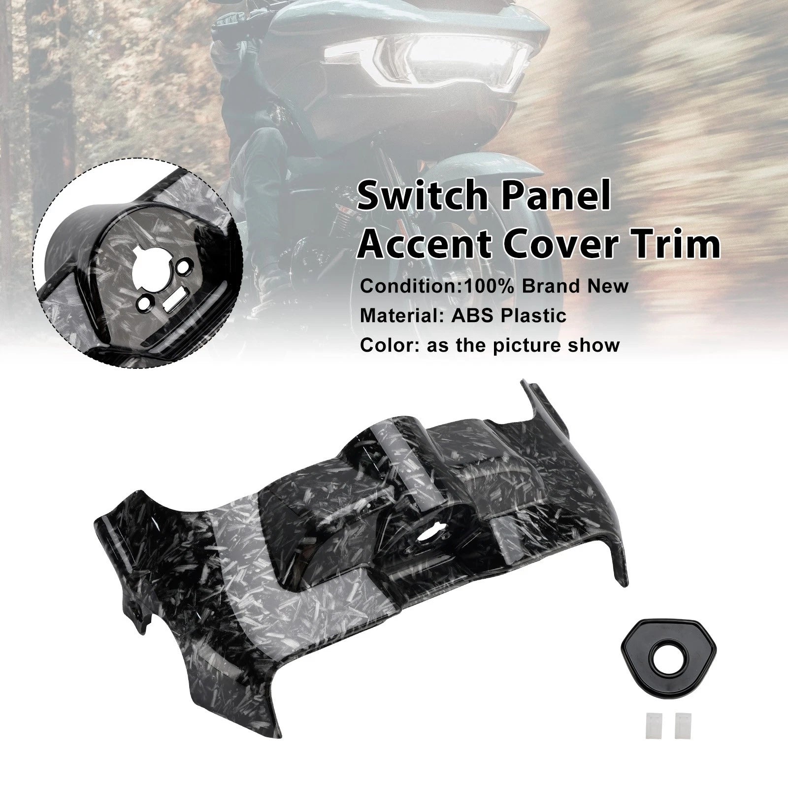 Switch Panel Accent Cover Trim for Harley Touring Electra Street Glide (2023–2025)