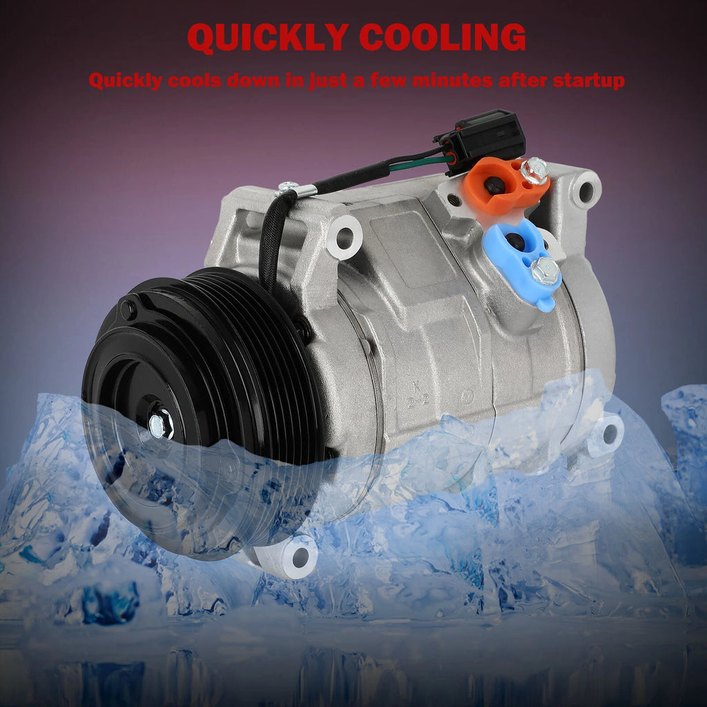 AC Compressor with Clutch for Cadillac SRX 2004-2009