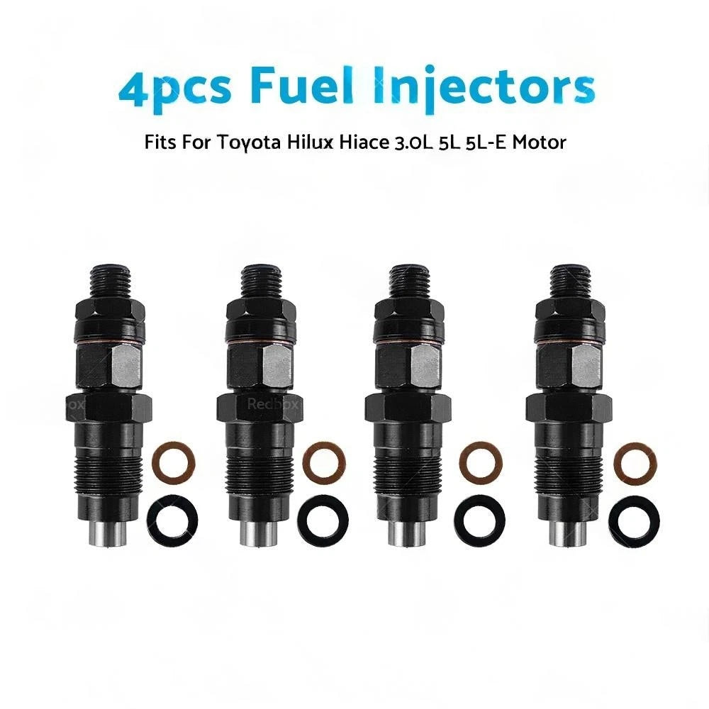 4X Diesel Fuel Injector for Toyota Hilux Hiace (1997–2005) 23600-59325