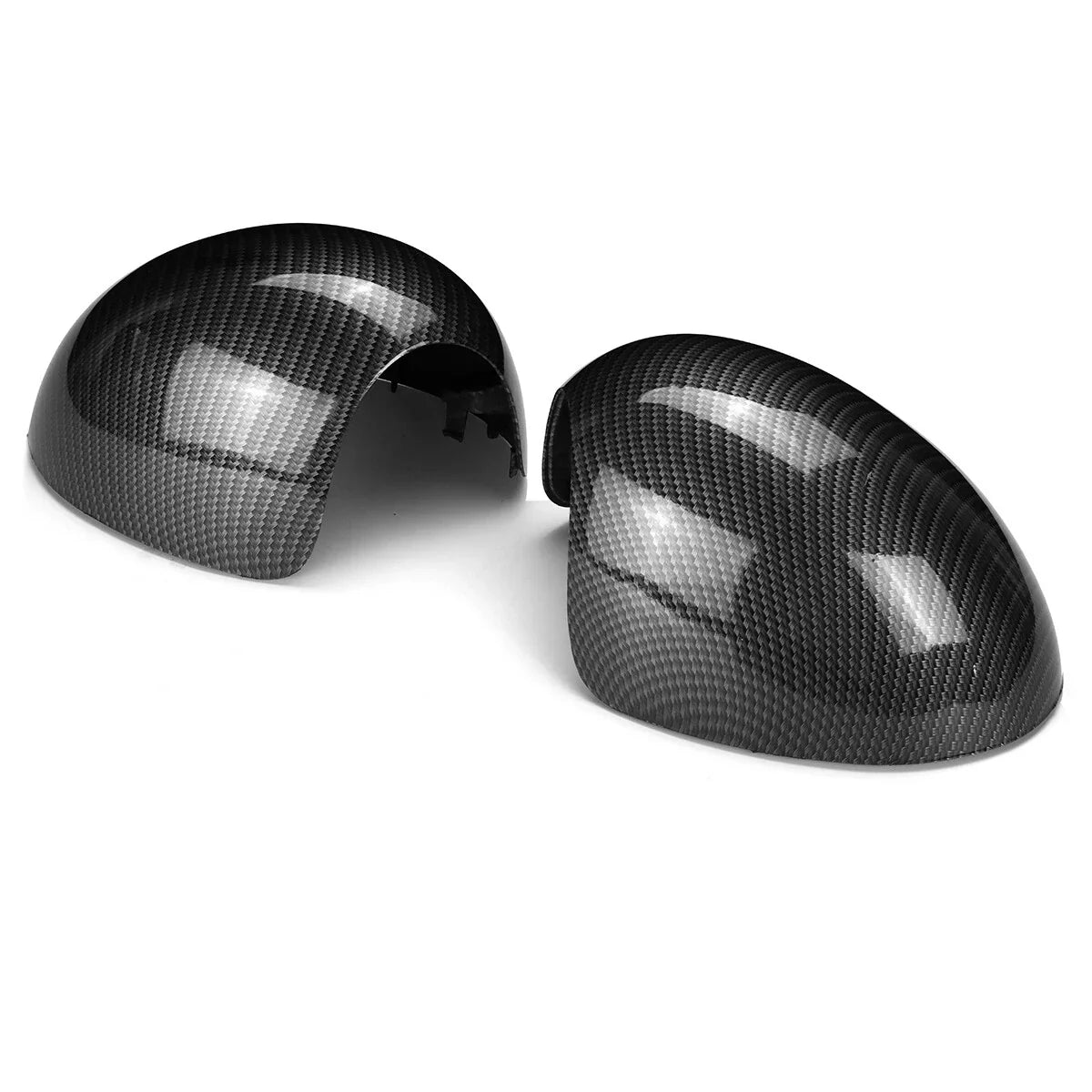 Carbon Look Wing Mirror Cover Caps for MINI Cooper (2007–2013)