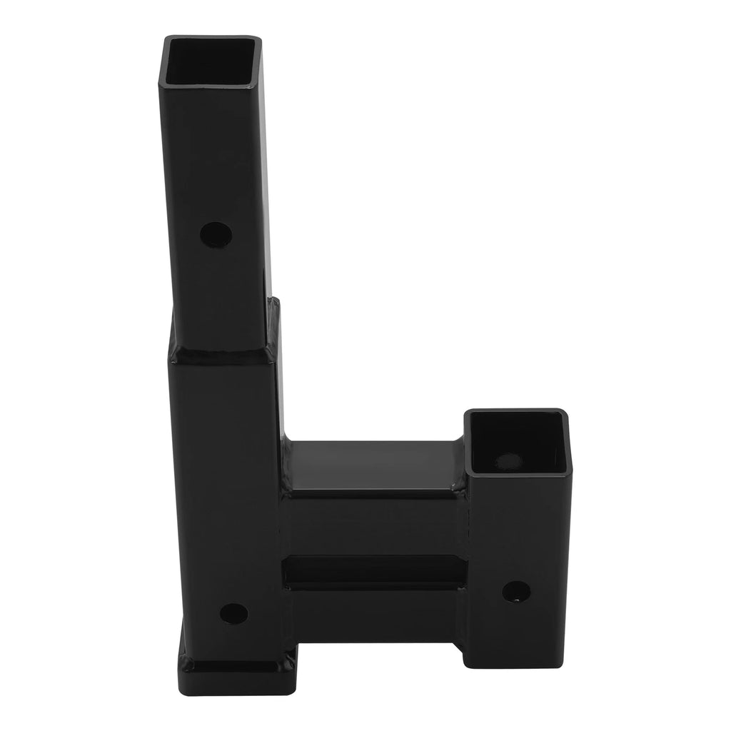 Dual 2" Trailer Hitch Receiver Rise-Drop Adapter for Truck (4000LB)