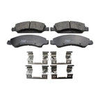 Set of 4 TRW Pro Ceramic Slotted Brake Pads for Cadillac Chevrolet GMC