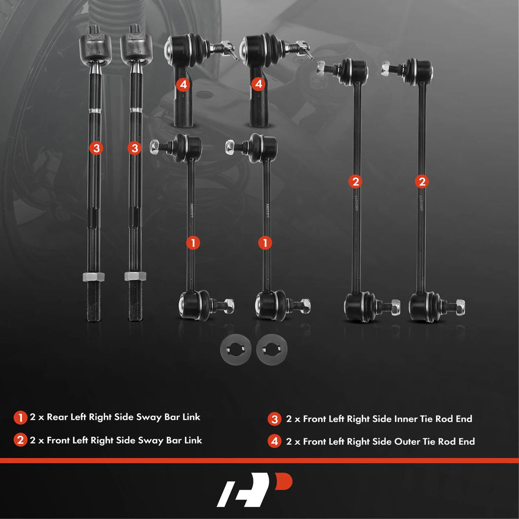 Front & Rear Sway Bar Link Tie Rod for Toyota Camry & Avalon (1997–2001)