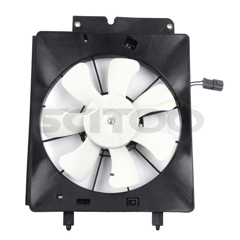 AC Condenser and Cooling Fan Assembly Kit for Honda CR-V (2002–2006)