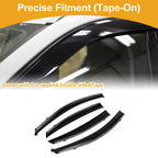 Set of 4 Window Deflectors for Hyundai Accent Sedan (2012–2017)