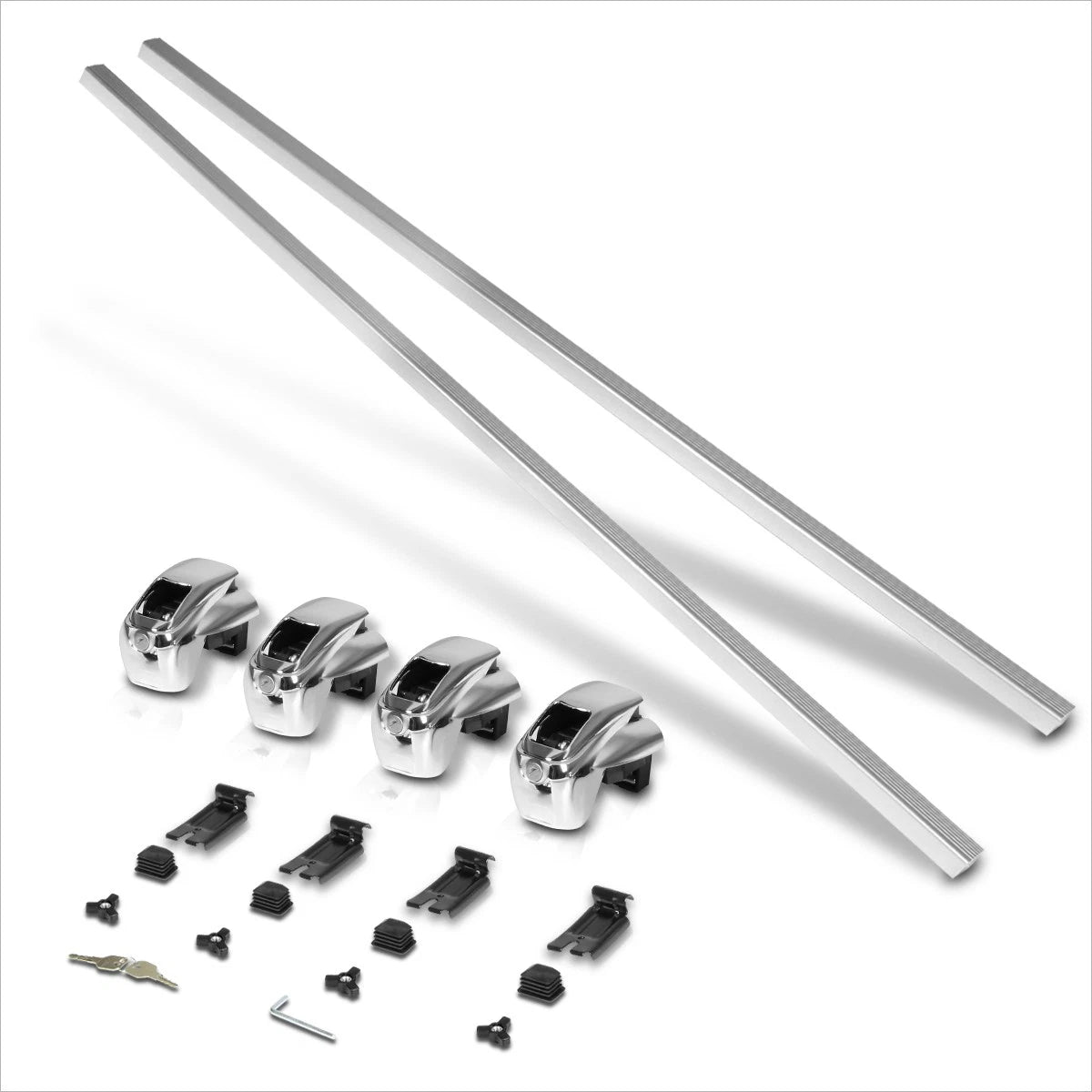 54" Adjustable Aluminum Roof Rack for Van/SUV (Fits Most Models)