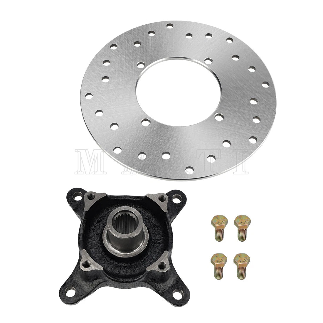 Rear Left Wheel Hub w/Disc Rotor for Polaris Xpedition 425 (2002) #5131935 #5244882