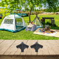 Set of 2 Outdoor Tent Connectors Four Way Joint for Shower Tents 16mm