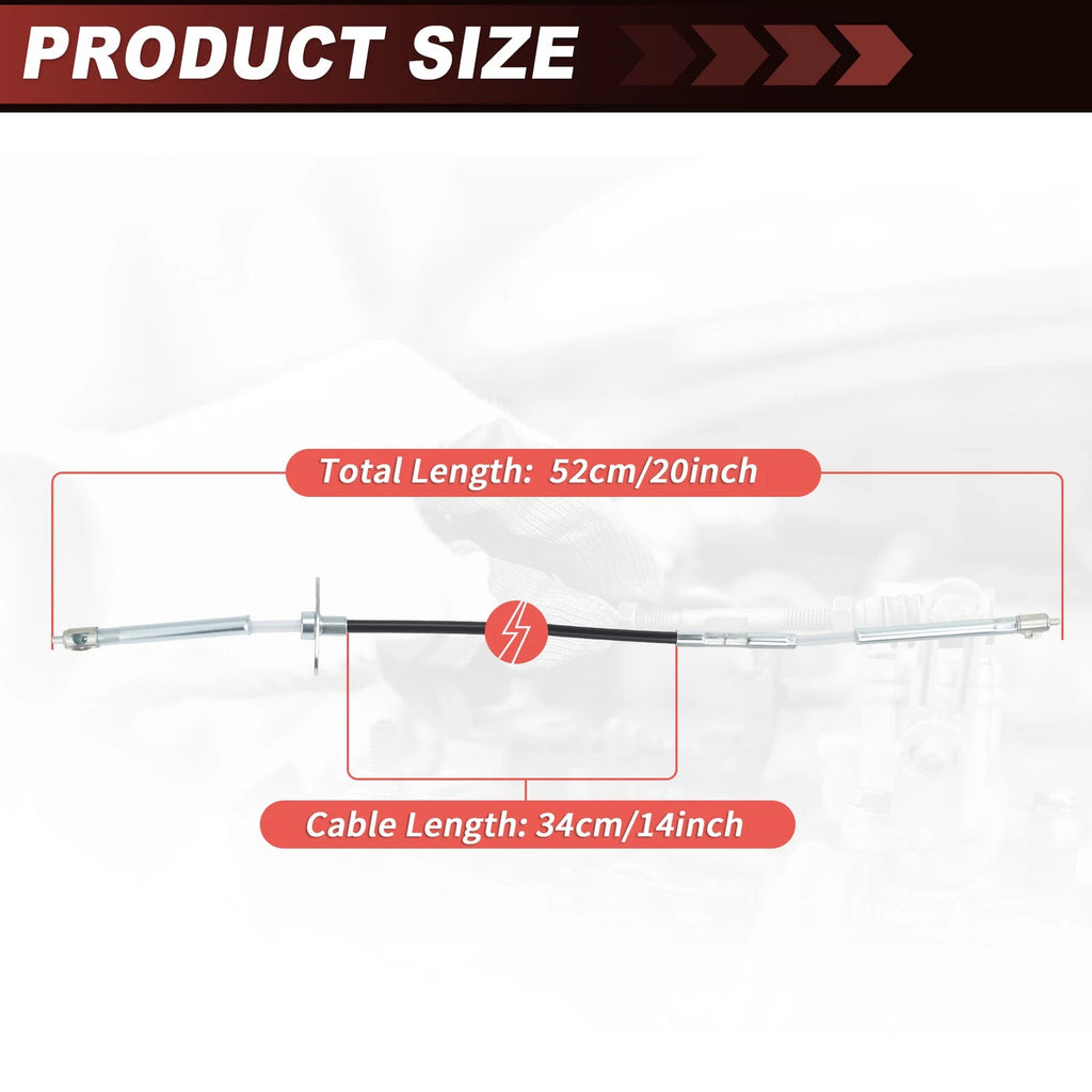 Throttle Cable C5TZ9A758AH for Ford F100 F250 F350 (1965–1966)