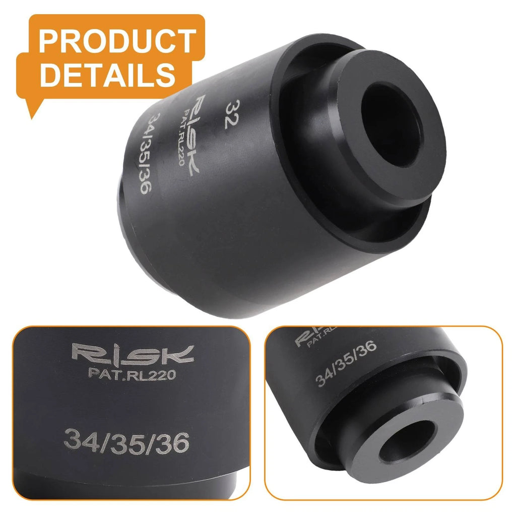 Portable Installation Tool for Bike Shock Fork Dust Seals (32/34/35/36mm)
