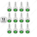 Dash Panel Screws Green Jewel Chrome Set for Kenworth (2000–2022)