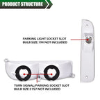 Clear Bumper Lights and Signal Corner Turn Lamps for Jeep Cherokee XJ (1997–2001)