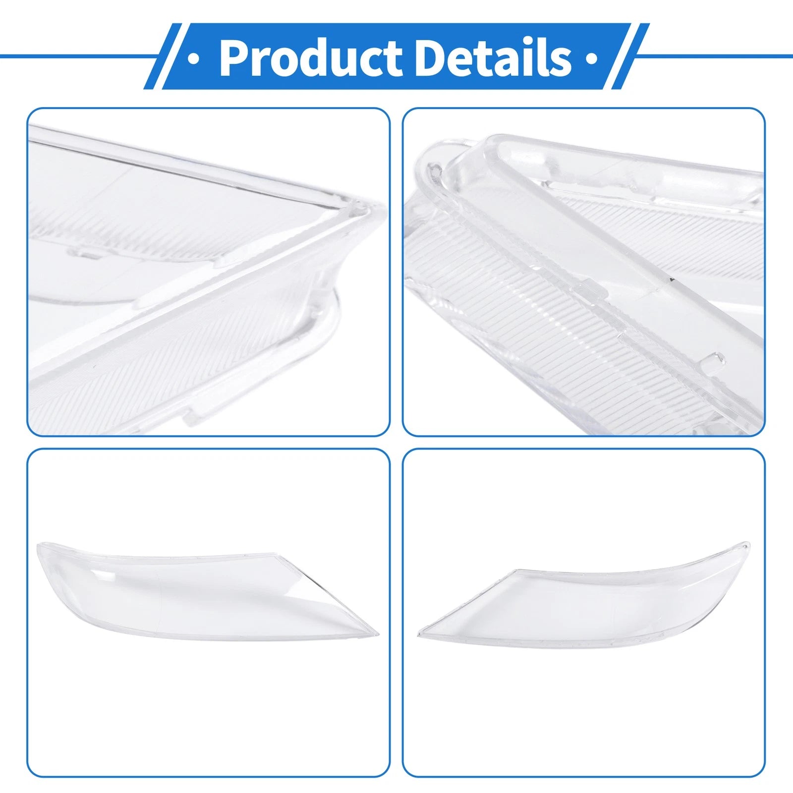 Headlight Lens Cover for Kia Sorento (2009–2012) PC Clear