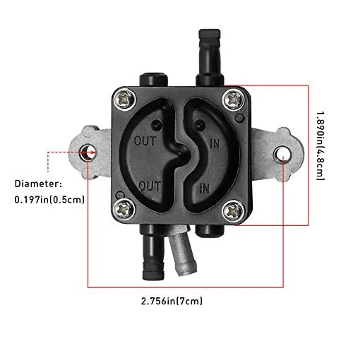 Fuel Pump for B S Lawn Mower Engines (844527, 844089)