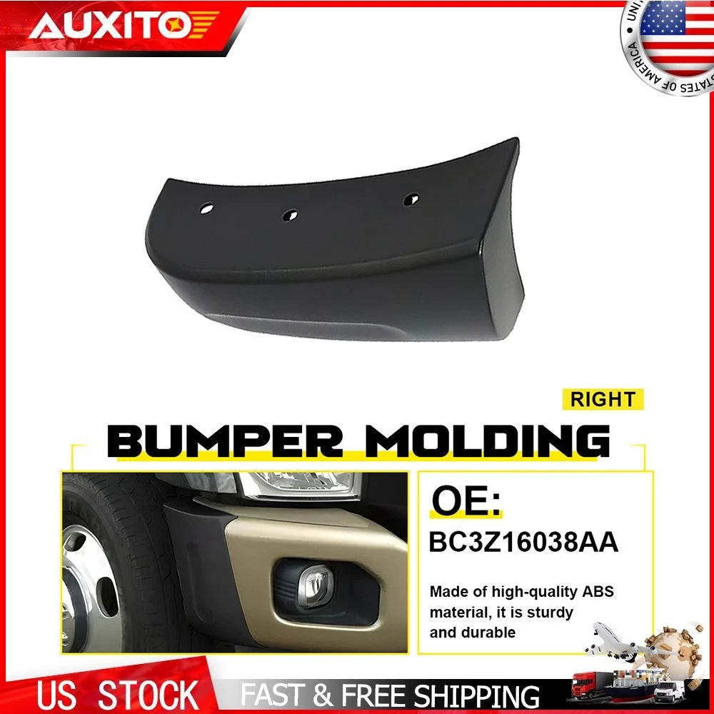 Front Right Driver Molding Bumper Bar for Ford Super Duty (2011–2016) BC3Z16038AA H