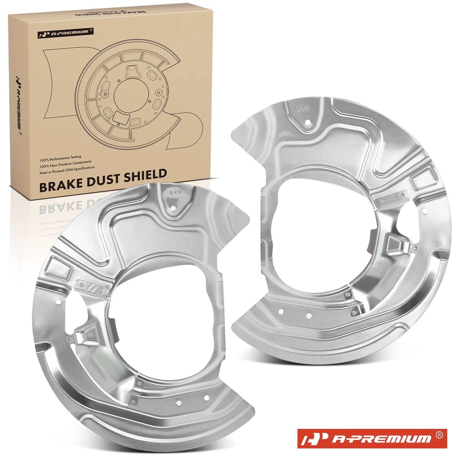 2Pcs Brake Dust Shield for BMW X5 X6 (2007–2019)