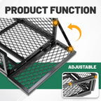 Front Cargo Basket Rack for ATV Universal Steel Black
