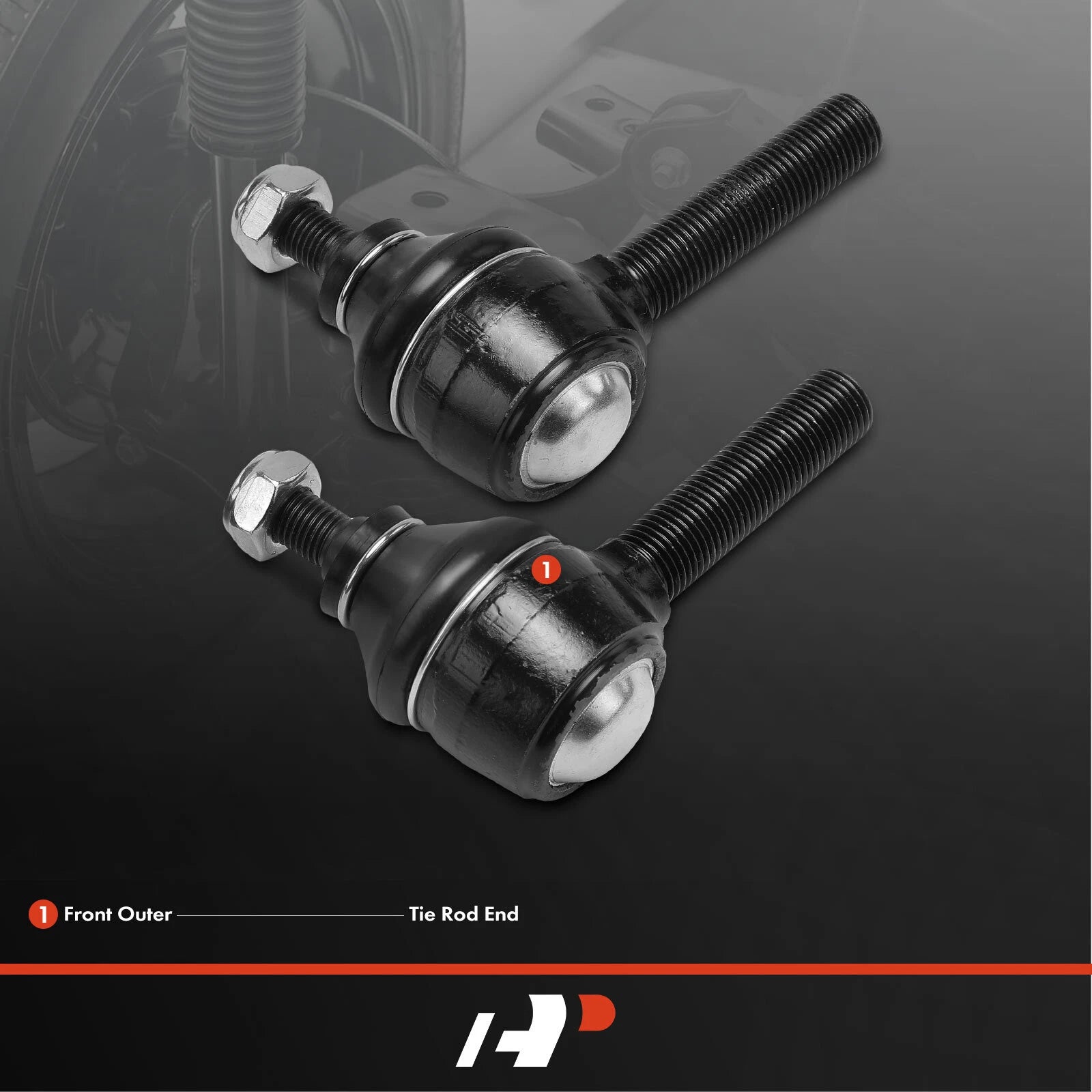 2X Outer Tie Rod End for BMW E34 525i 530i 535i (1990–1995)