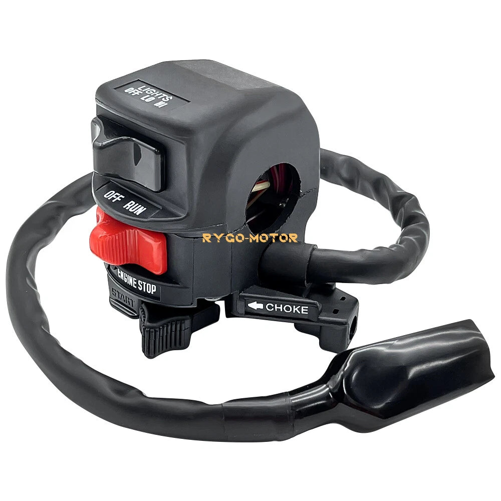 Handlebar Kill Start Switch Headlight for Kawasaki Bayou 300 KLF300 (1988–2005)