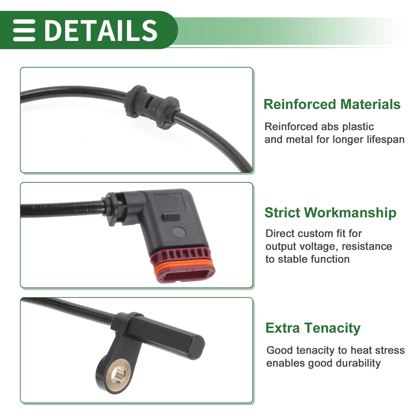 ABS Wheel Speed Sensor No. 2125402017 for Mercedes-Benz E260 (2010–2016)