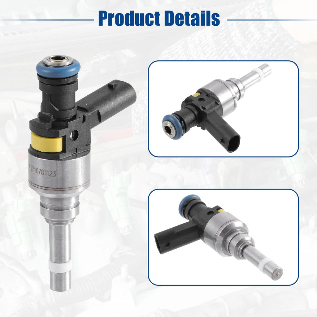 Set of 4 Fuel Injector Nozzles for Mercedes-Benz C 250 (2012–2015)