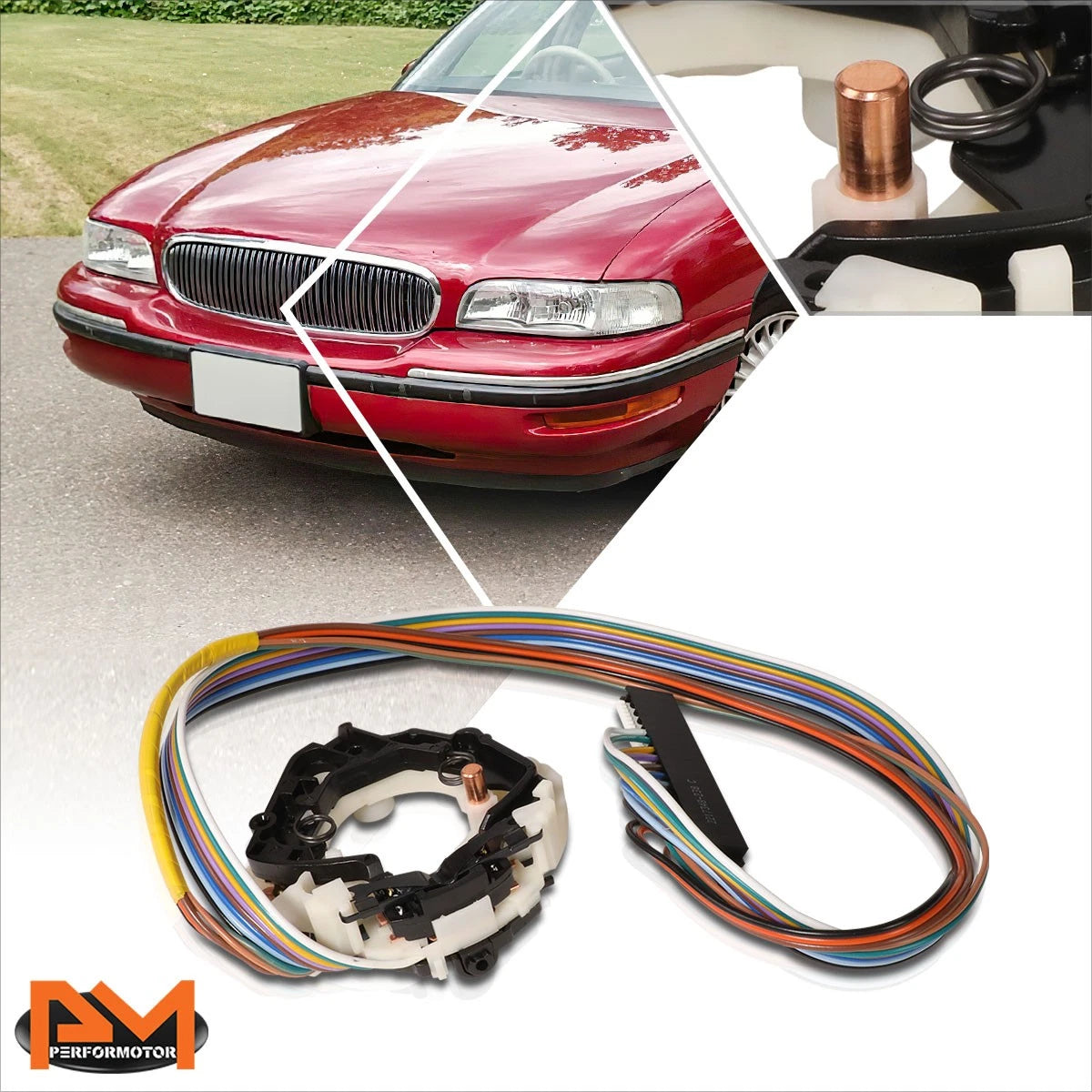 Turn Signal Combination Switch for Buick LeSabre/Park Avenue, Pontiac Bonneville, Cadillac Eldorado (1991–1999)