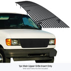 Stainless Black Billet Grille Insert for Ford Econoline Van (1992-2007)