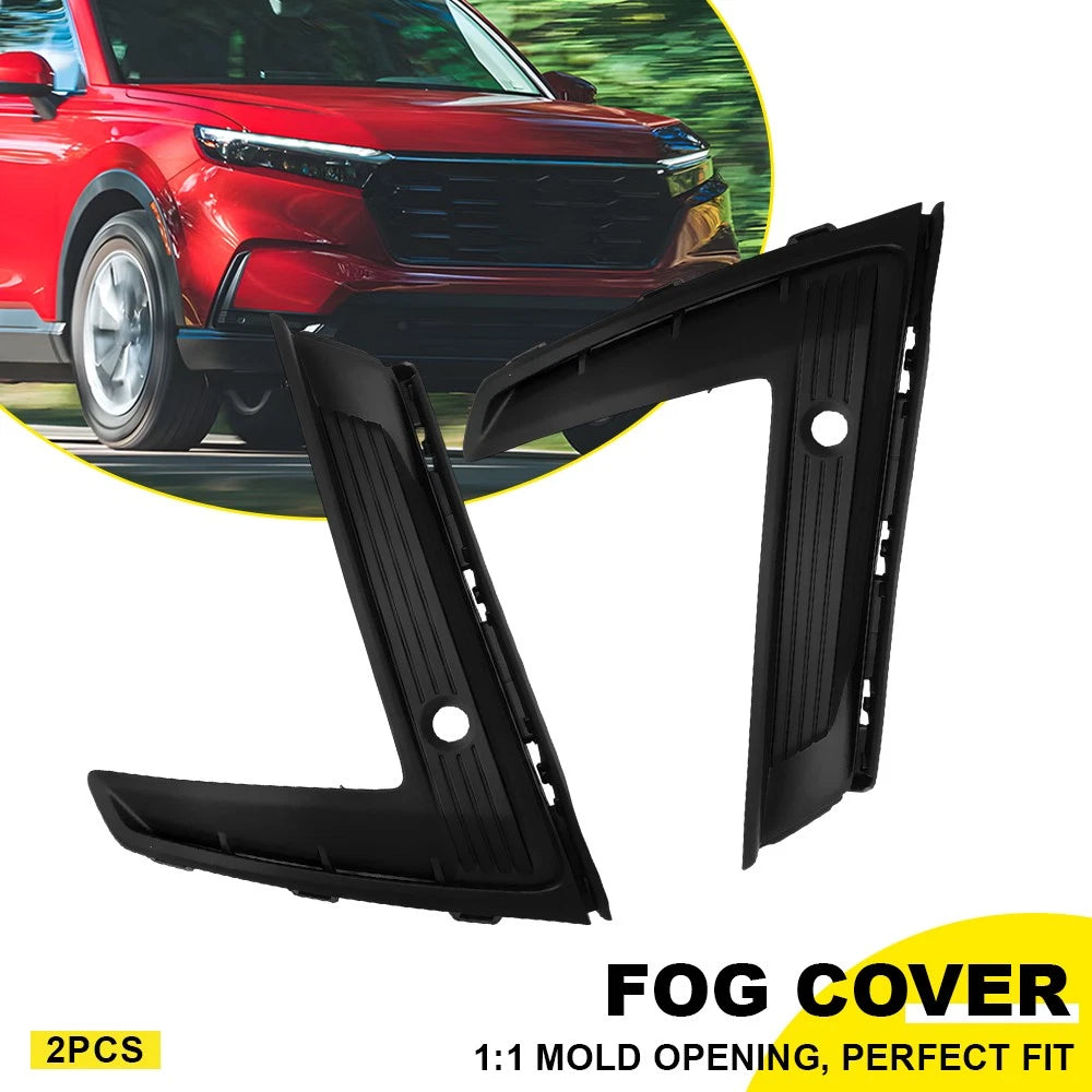 2X Front Fog Light Covers with Hole for Honda CR-V (2023–2025) Left Right
