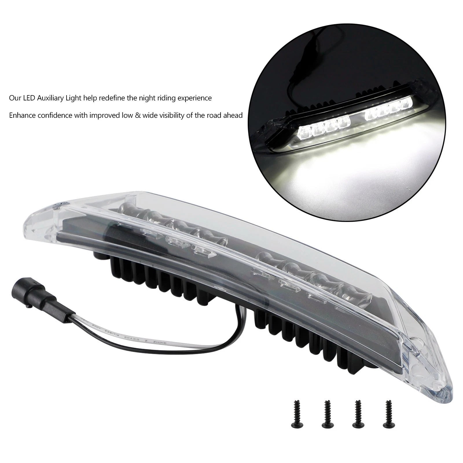 LED Front Bumper Lamp Auxiliary Light for Can-Am Spyder RT (2020–2023)