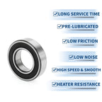 Deep Groove Ball Bearing 25x47x12mm for Scooter Skateboard (6005VV)