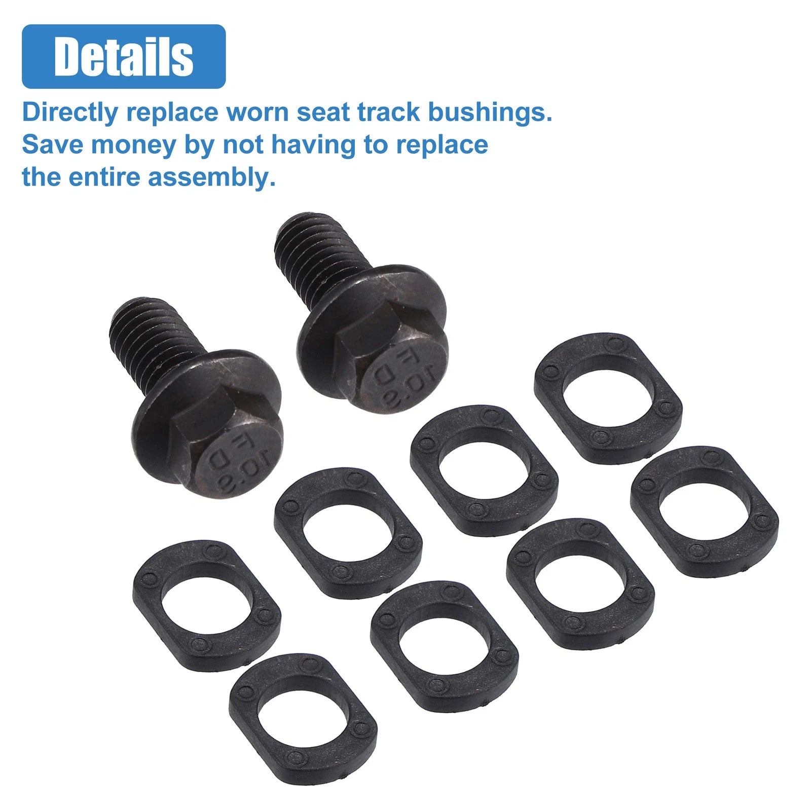 Set of 2 Power Seat Track Repair Kits for Chevrolet Express 2500 3500 (1996–2019)