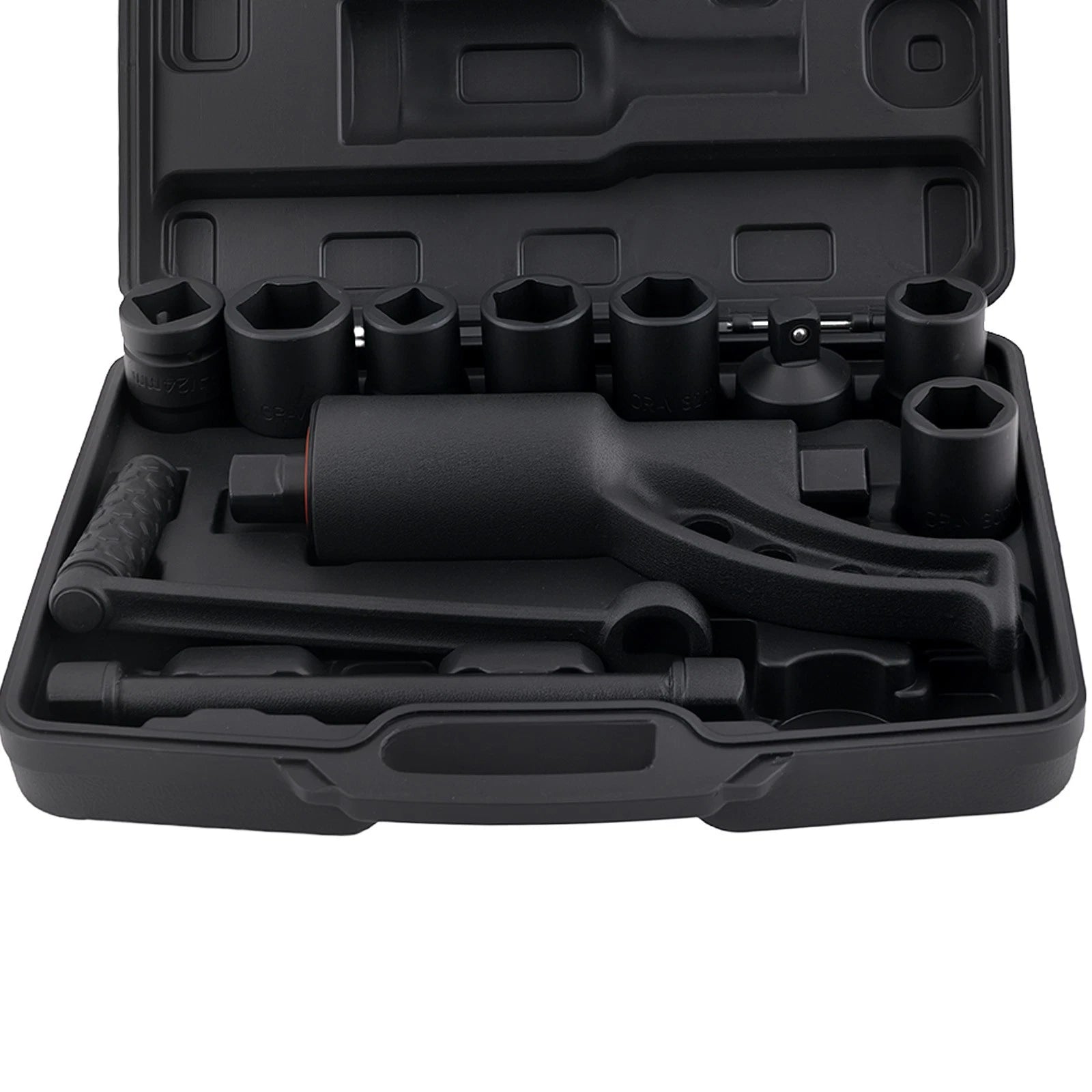 Torque Wrench Set 1:64 Square Drive with 7 Sockets for Heavy Duty Use
