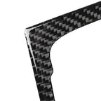 Carbon Black Console AC Audio CD Panel Cover Trim for Audi Q5 (2009-2017)