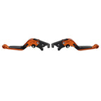 CNC Extendable Brake Clutch Levers for Yamaha XMAX 125/250/300/400 (2015–2022) Orange