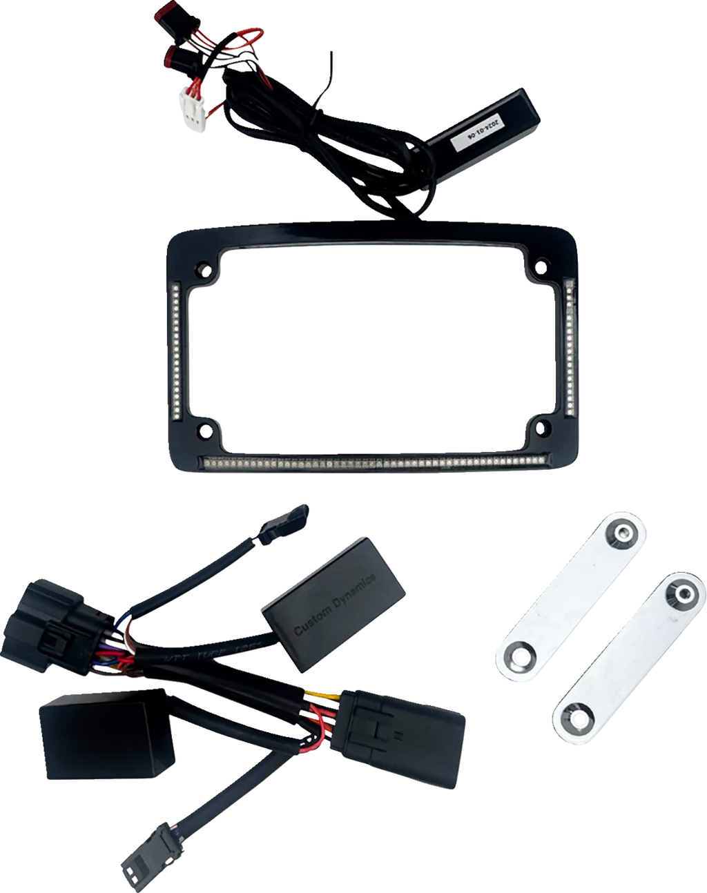 LED License Plate Frame for Custom Dynamics (TF05-23-B)