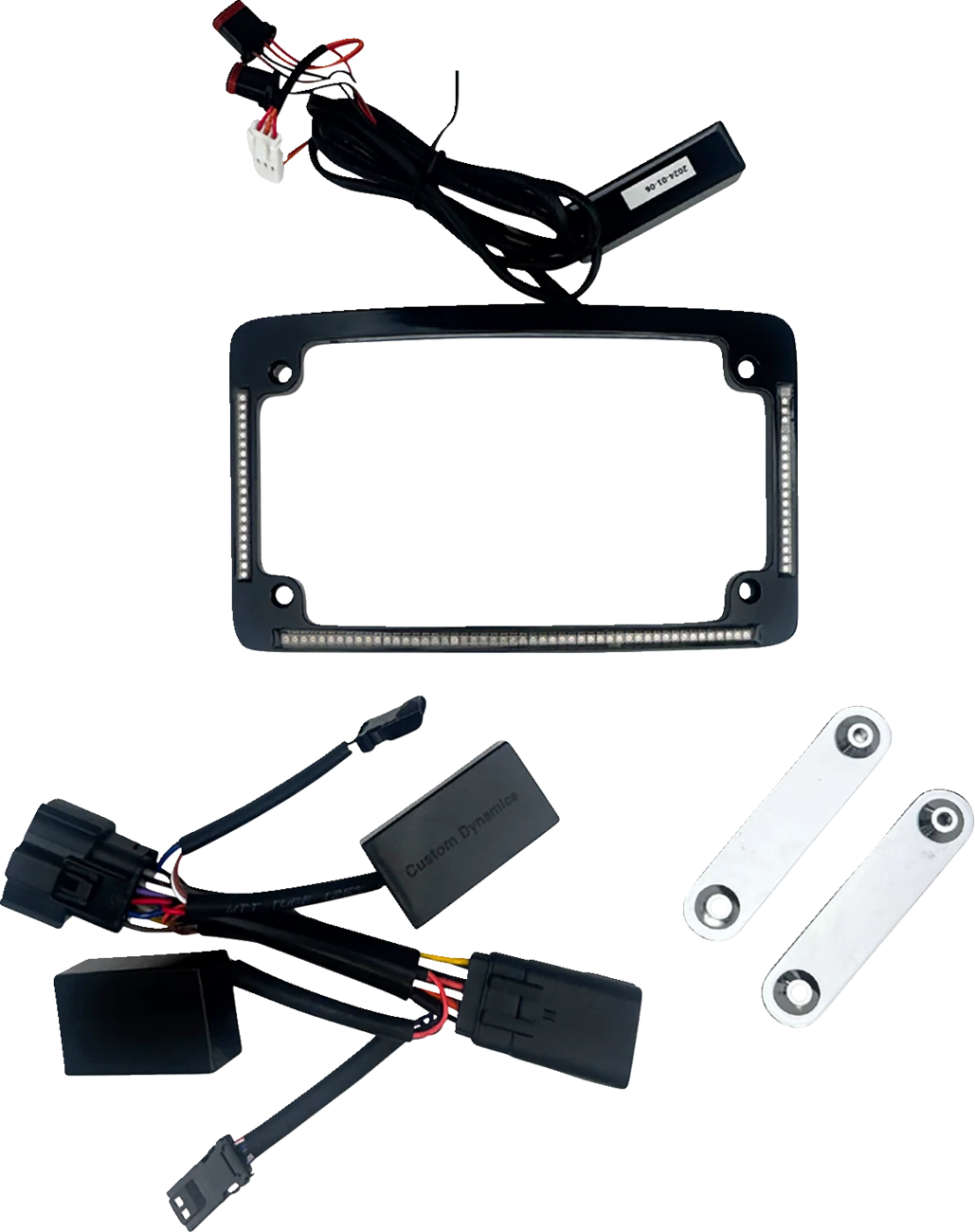 LED License Plate Frame for Custom Dynamics (TF05-23-B)