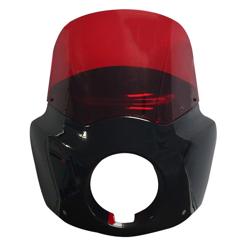 11" Headlight Fairing w/ Red Windshield for Harley Sportster 883 (2011-2022)