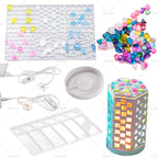 Silicone Resin Mold Set for DIY Craft Table Lamp & Pen Holder