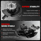 Front Passenger Right Loaded Wheel Bearing Hub Knuckle for Toyota Camry (2004–2006)